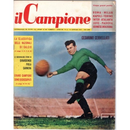 IL CAMPIONE-n 2, 14 gennaio-1957