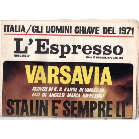 L'ESPRESSO-n 52, 27 dicembre-1970