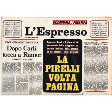 L'ESPRESSO-n 26, 1 luglio-1973