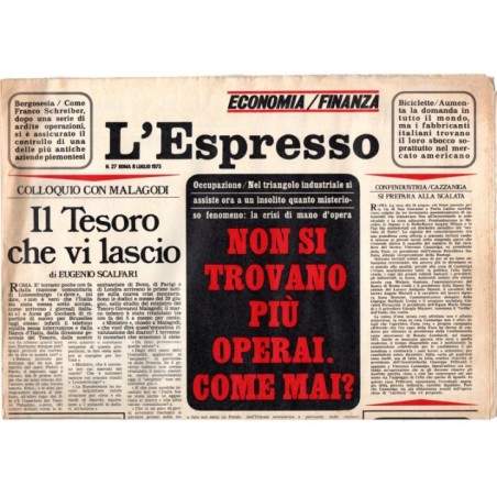 L'ESPRESSO-n 27, 8 luglio-1973