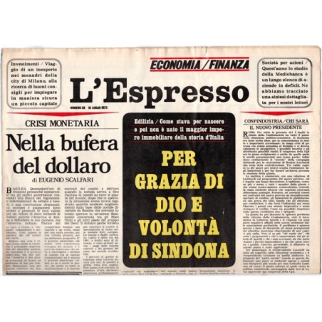 L'ESPRESSO-n 28, 15 luglio-1973