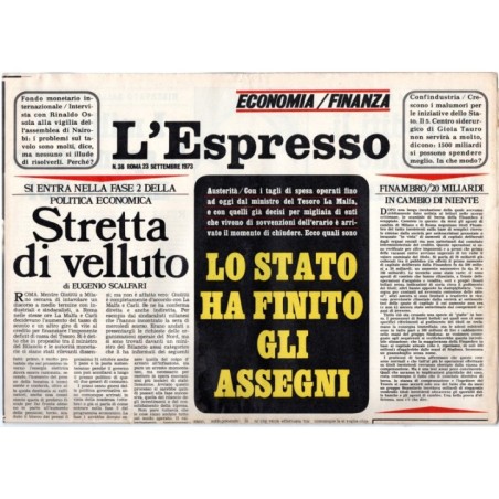 L'ESPRESSO-n 38, 23 settembre-1973