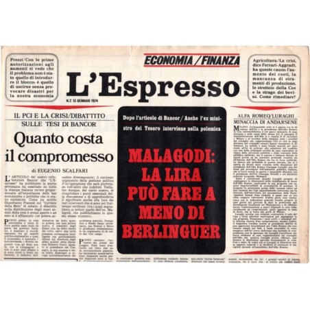 L'ESPRESSO-n 2, 13 gennaio-1974