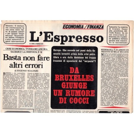 L'ESPRESSO-n 5, 3 febbraio-1974