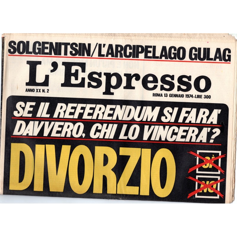 L'ESPRESSO-n 2, 13 gennaio-1974