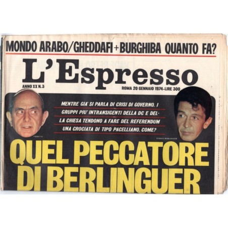 L'ESPRESSO-n 3, 20 gennaio-1974