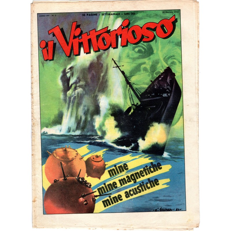 IL VITTORIOSO-n 3, 20 gennaio-1952