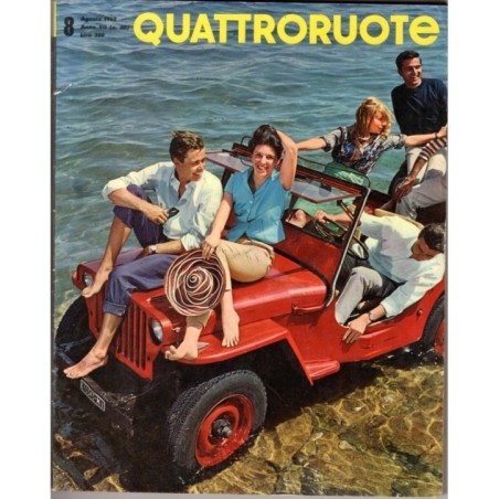 QUATTRORUOTE-n 80, agosto-1962