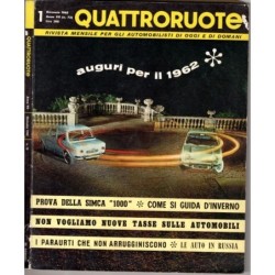 QUATTRORUOTE-n 73, gennaio-1962