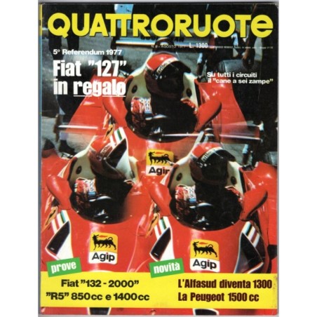 QUATTRORUOTE-n 260, agosto-1977
