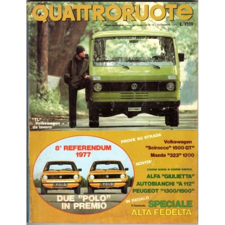 QUATTRORUOTE-n 264, dicembre-1977