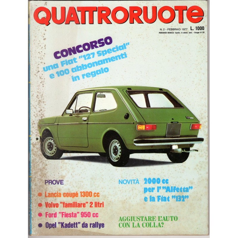 QUATTRORUOTE-n 254, febbraio-1977