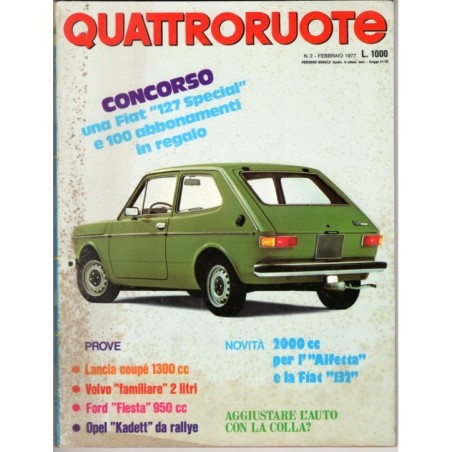 QUATTRORUOTE-n 254, febbraio-1977