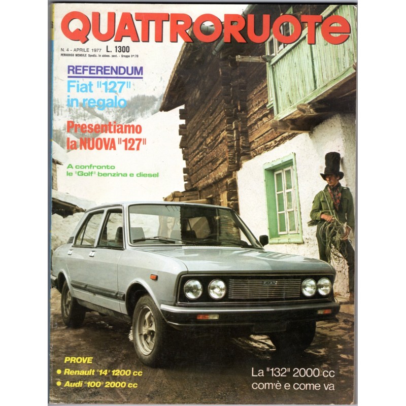 QUATTRORUOTE-n 256, aprile-1977