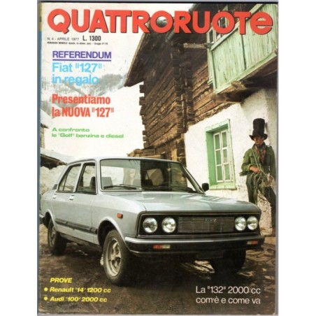 QUATTRORUOTE-n 256, aprile-1977