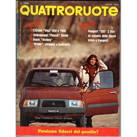 QUATTRORUOTE-n 281, aprile-1979
