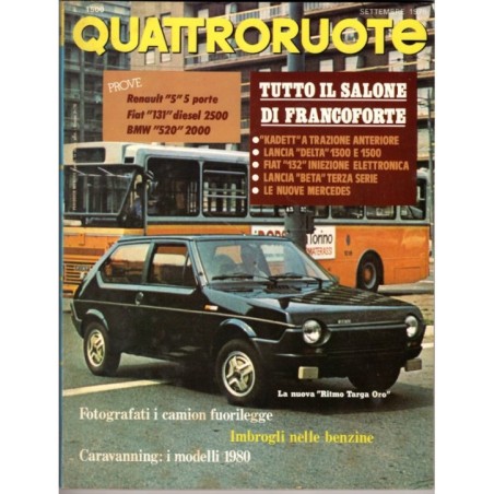 QUATTRORUOTE-n 286, settembre-1979