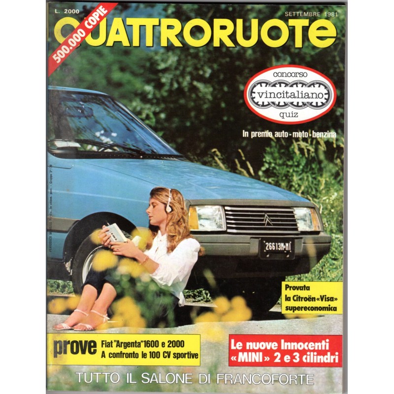 QUATTRORUOTE-n 311, settembre-1981