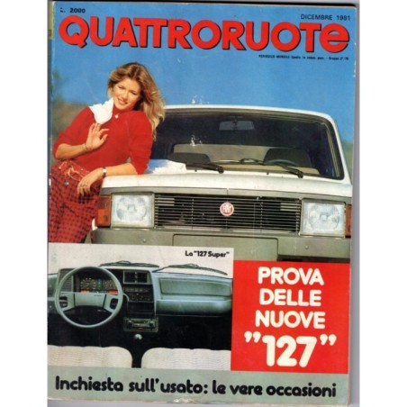 QUATTRORUOTE-n 314, dicembre-1981