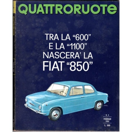 QUATTRORUOTE-n 98, febbraio-1964
