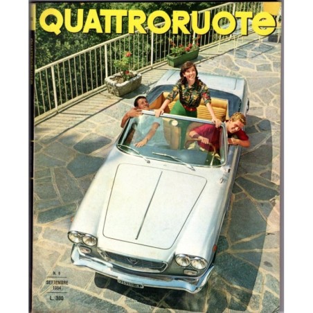 QUATTRORUOTE-n 105, settembre-1964