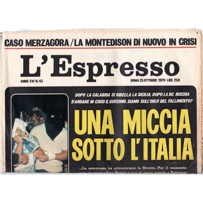 L'ESPRESSO-n 43, 25 ottobre-1970