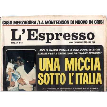 L'ESPRESSO-n 43, 25 ottobre-1970