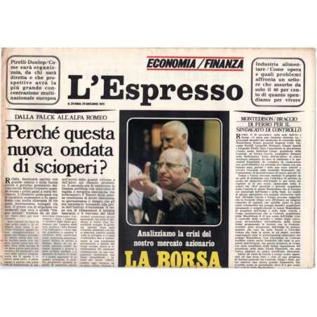 L'ESPRESSO-n 29, 29 novembre-1970