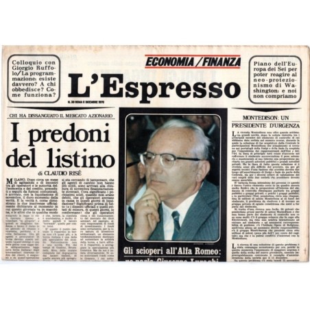 L'ESPRESSO-n 30, 6 dicembre-1970