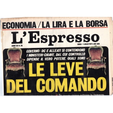 L'ESPRESSO-n 26, 1 luglio-1973