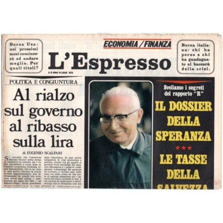 L'ESPRESSO-n 15, 19 lug-1970