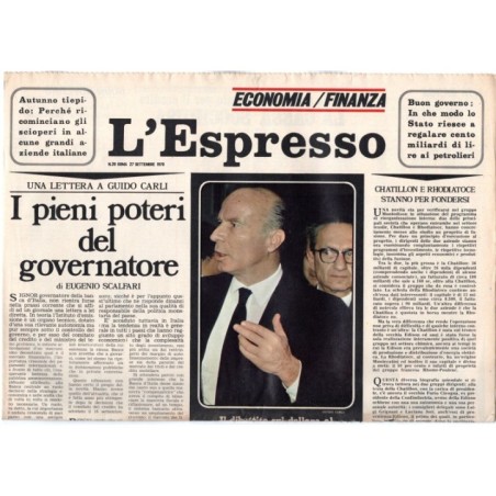 L'ESPRESSO-n 20, 27 settembre-1970