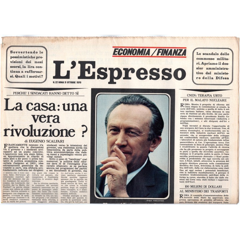 L'ESPRESSO-n 22, 11 ottobre-1970