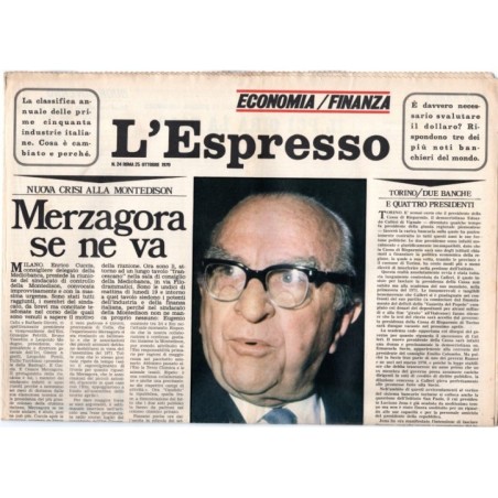 L'ESPRESSO-n 24, 25 ottobre-1970