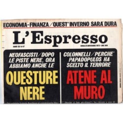 L'ESPRESSO-n 47, 25 novembre-1973