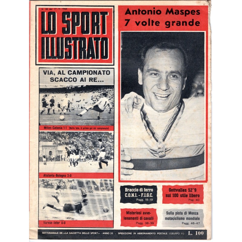 LO SPORT ILLUSTRATO-n 38, 17 settembre-1964