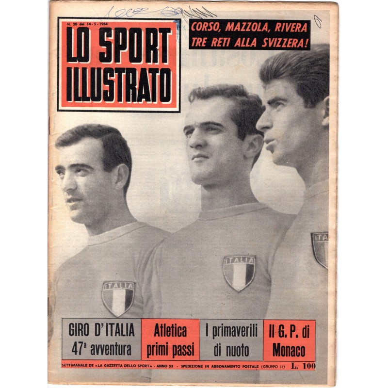LO SPORT ILLUSTRATO-n 20, 14 maggio-1964
