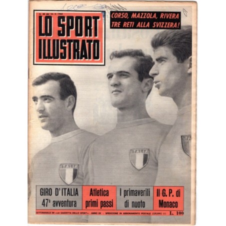 LO SPORT ILLUSTRATO-n 20, 14 maggio-1964