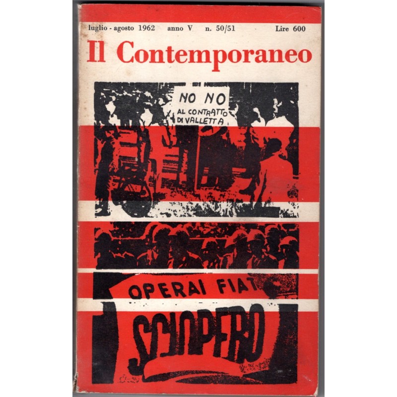 IL CONTEMPORANEO-n 50/51, luglio/agosto-1962