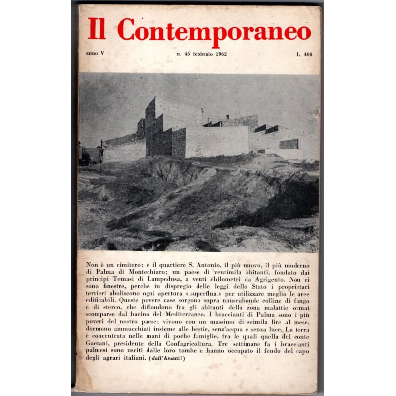 IL CONTEMPORANEO-n 45, febbraio-1962