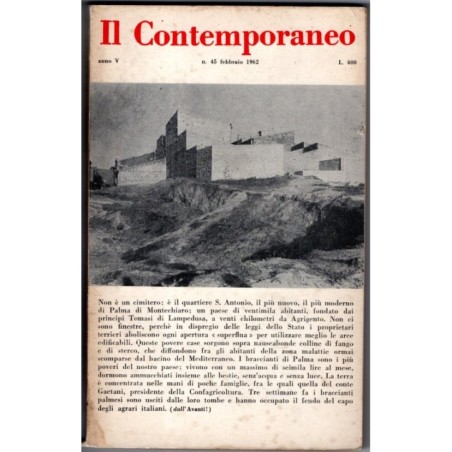 IL CONTEMPORANEO-n 45, febbraio-1962