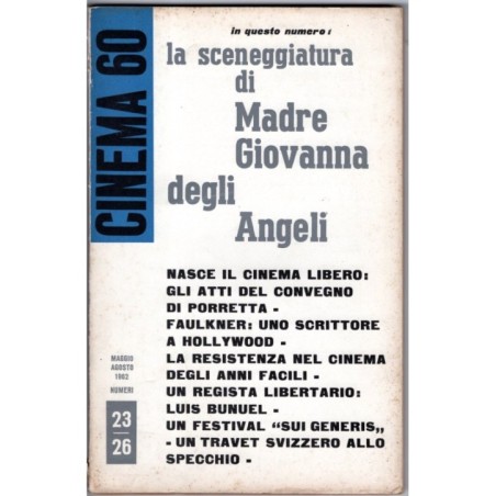 CINEMA 60-n 23/26, maggio/agosto-1962