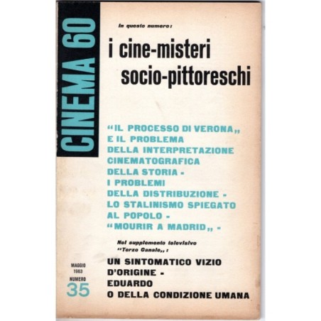CINEMA 60-n 35, maggio-1963