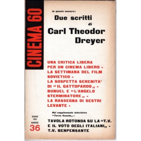 CINEMA 60-n 36, giugno-1963