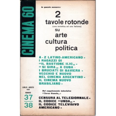 CINEMA 60-n 37/38, lug/ago-1963