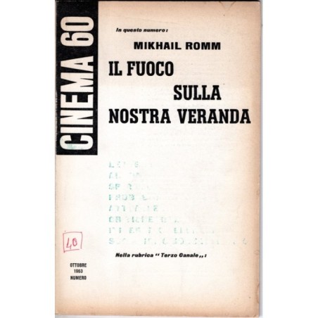 CINEMA 60-n 40, ottobre-1963