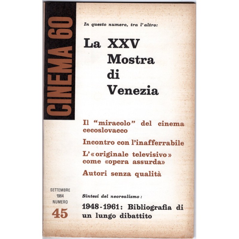 CINEMA 60-n 45, settembre-1964