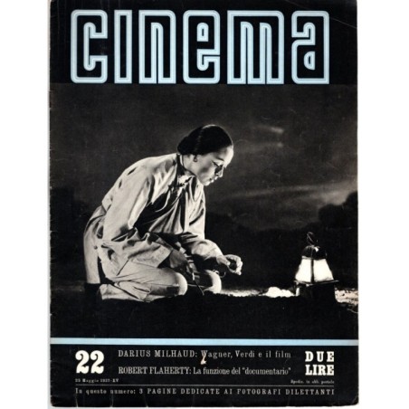 CINEMA-n 22, 25 maggio-1937