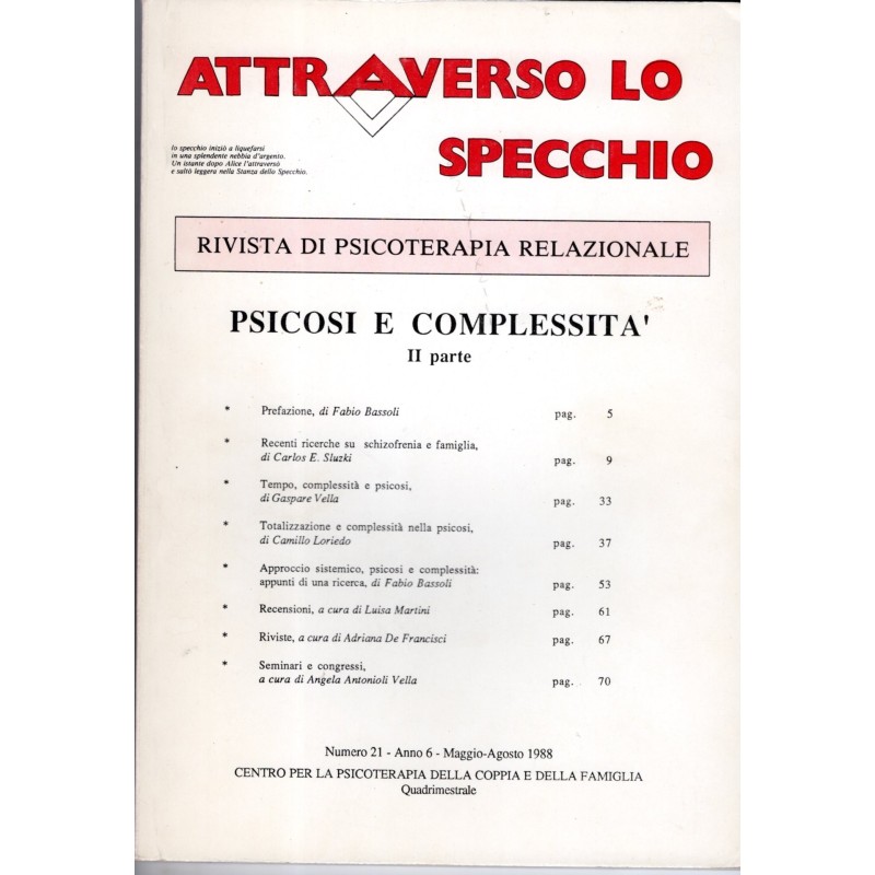 ATTRAVERSO LO SPECCHIO-n 21, mag-ago-1988