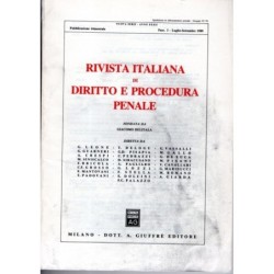 RIVISTA ITALIANA DI DIRITTO E PROCEDURA PENALE-fasc 3, luglio-settembre-1989